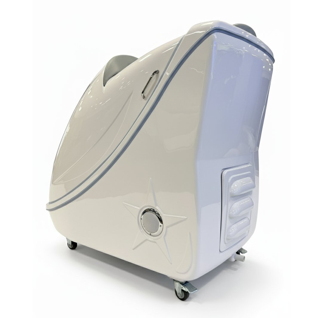 Side profile of the Infrared Steam Sauna capsule